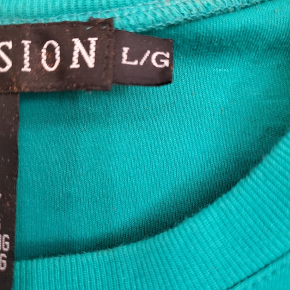 Vintage 80's I.B. Diffusion T-shirt With Embellishments Size L - Picture 7 of 10